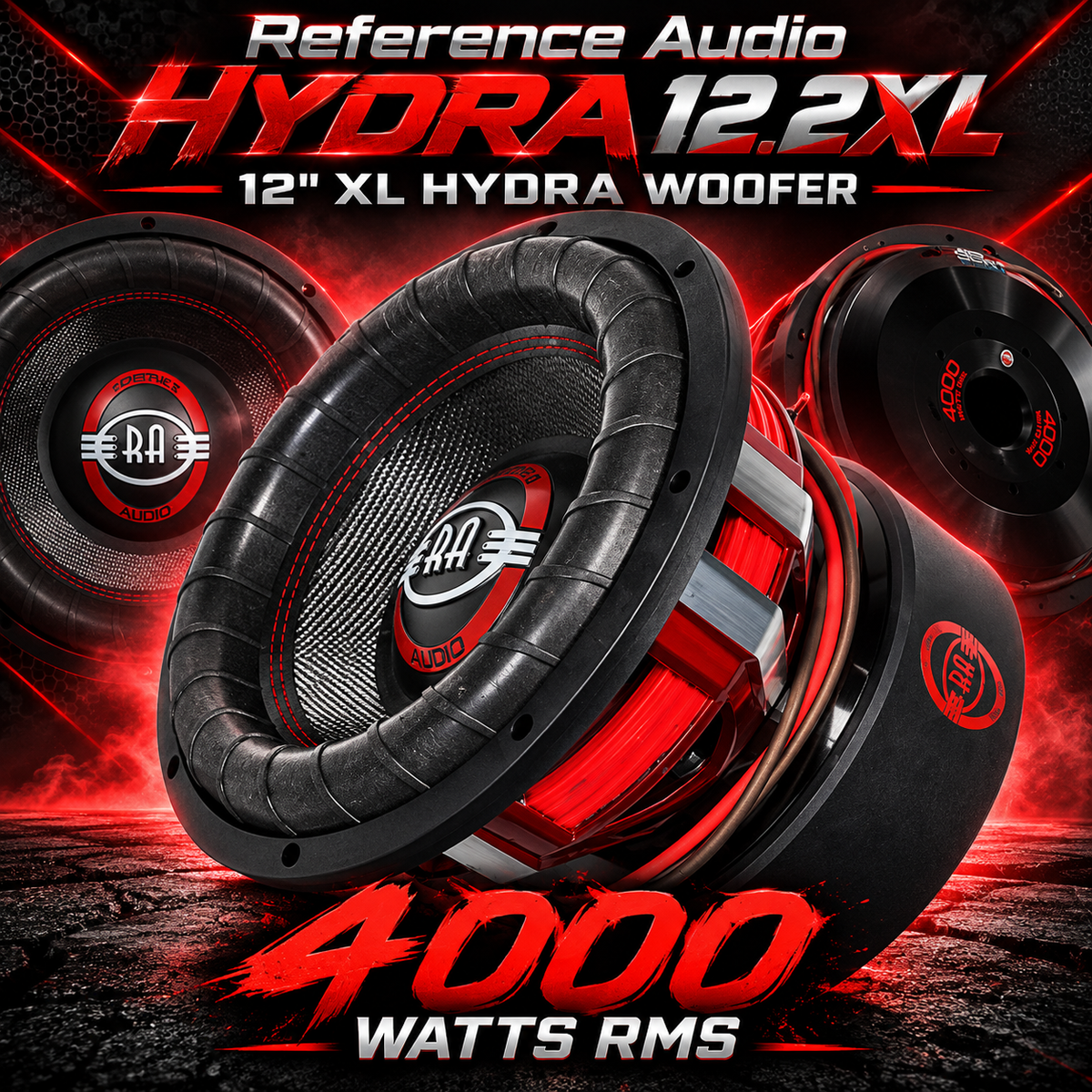 Reference Audio HYDRA 12.2XL 12-Inch DVC Subwoofer
