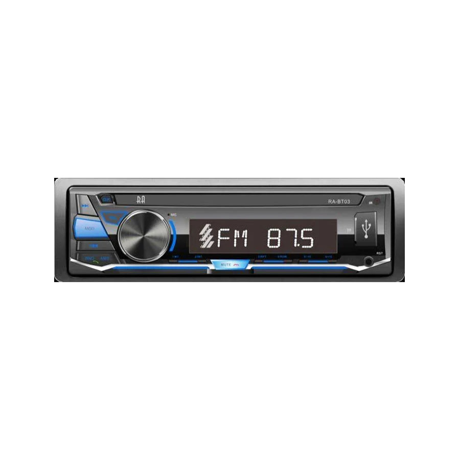 RA BTR03 Single Din Media Player USB BT AUX (Non Detach)