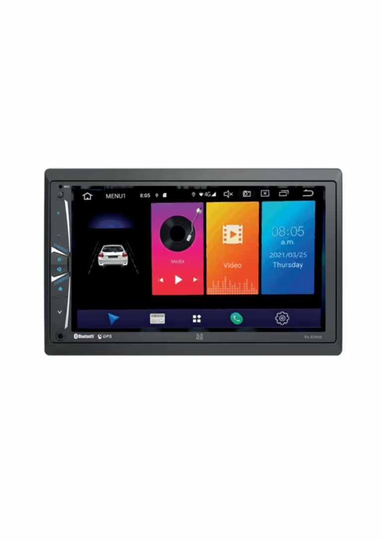 RA BTR08 Double Din Android Wireless CarPlay/Android Auto 6.95"